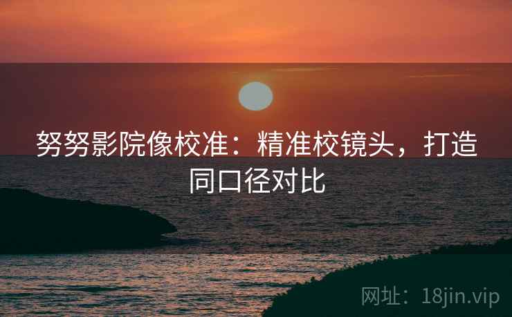 努努影院像校准：精准校镜头，打造同口径对比